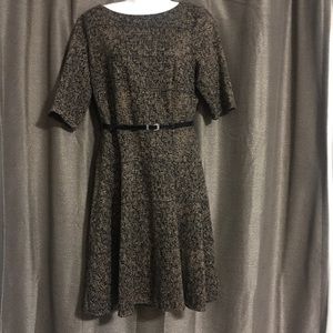 Brown abs Black Rabbit Design size 14 dress